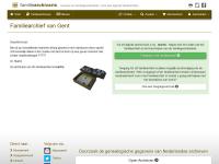 Screenshot van website