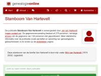 Screenshot van website