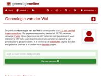 Screenshot van website