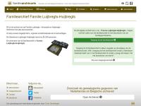 Screenshot van website