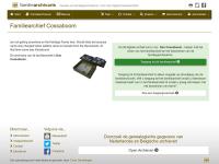 Screenshot van website