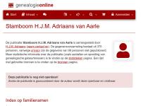 Screenshot van website