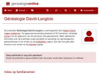 Screenshot van website