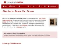 Screenshot van website