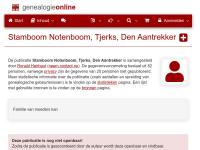 Screenshot van website