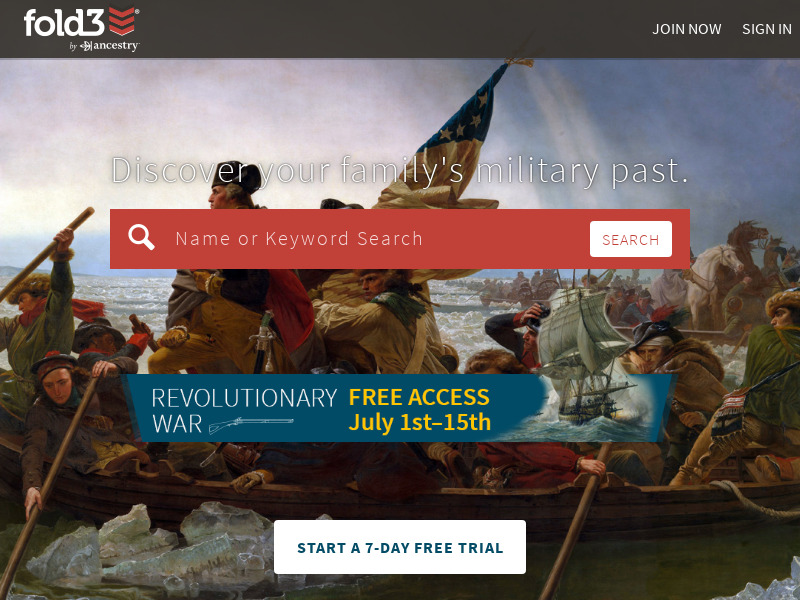 Screenshot van website