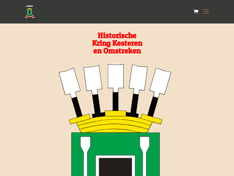 Screenshot van website