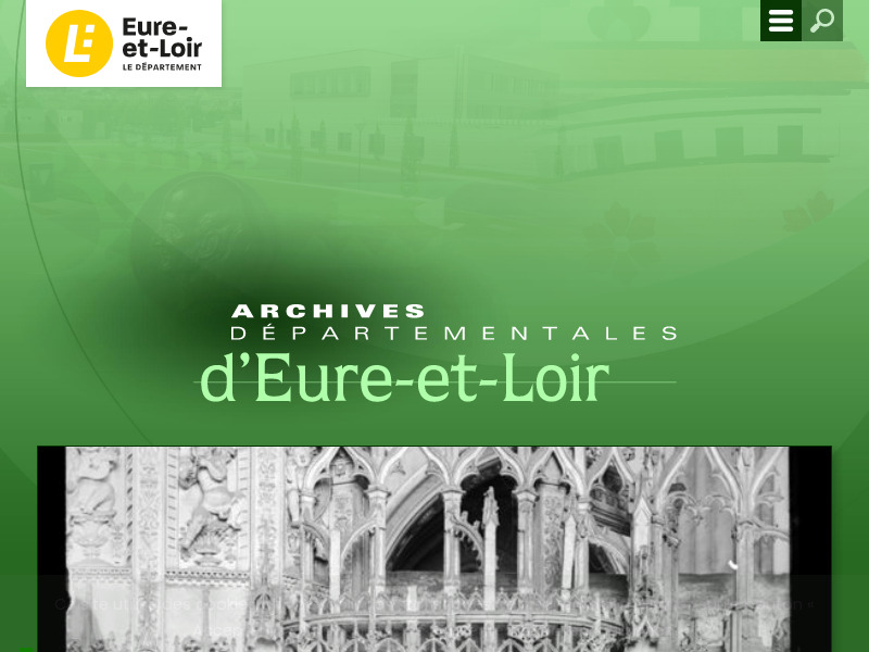 Screenshot van website