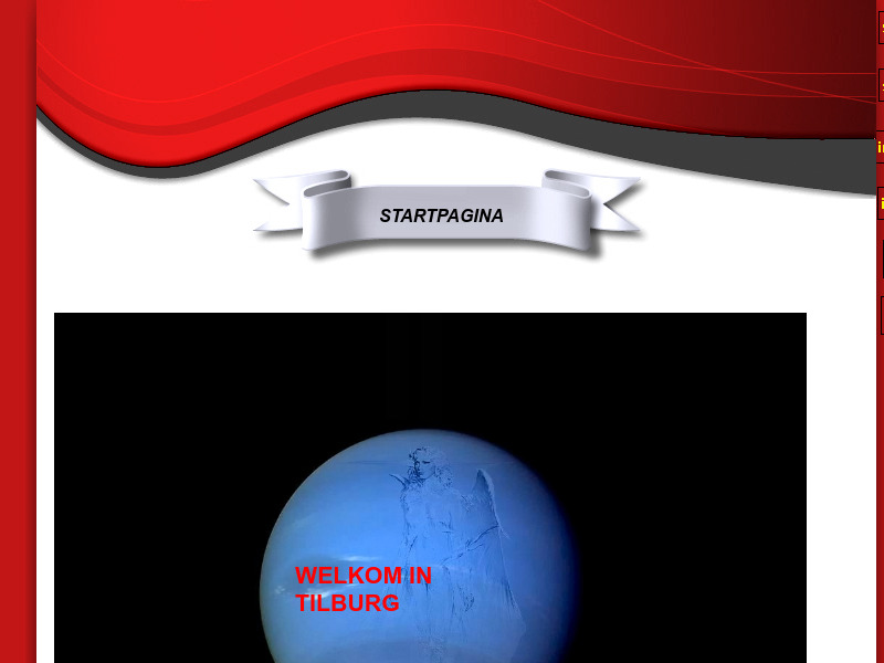 Screenshot van website