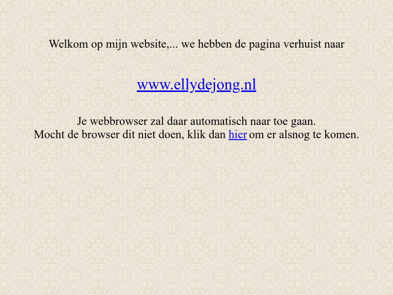 Screenshot van website