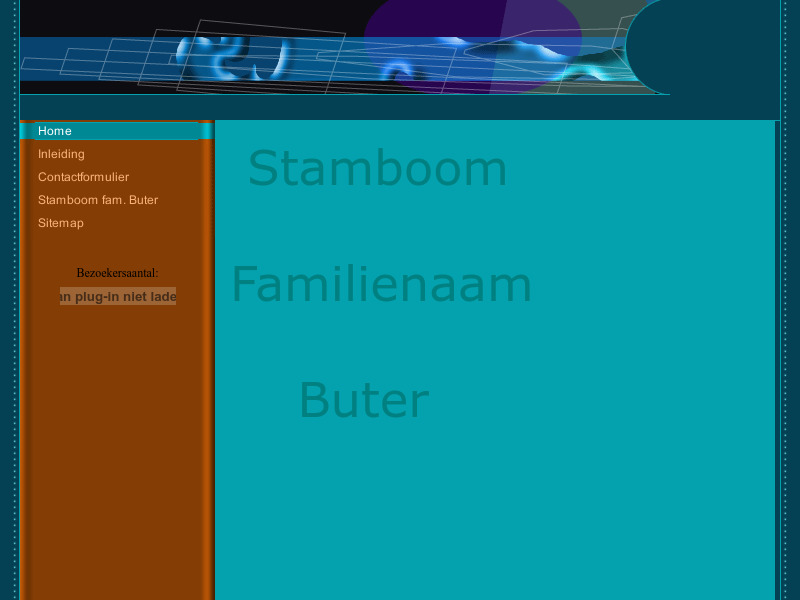 Screenshot van website