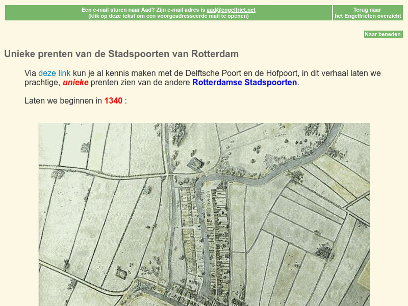 Screenshot van website