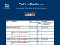 Screenshot van website