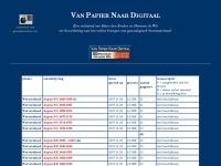 Screenshot van website