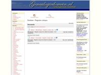 Screenshot van website