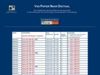 Screenshot van website