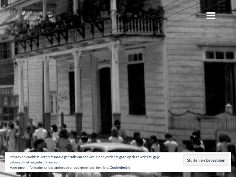 Screenshot van website