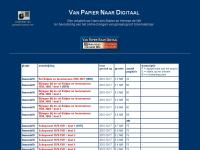 Screenshot van website