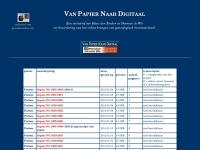 Screenshot van website