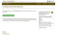 Screenshot van website