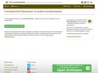 Screenshot van website