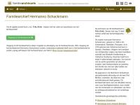 Screenshot van website