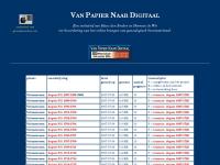 Screenshot van website