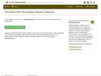 Screenshot van website