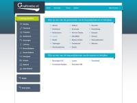 Screenshot van website