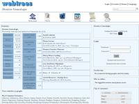 Screenshot van website