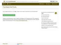 Screenshot van website