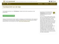 Screenshot van website