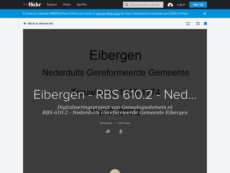 Screenshot van website