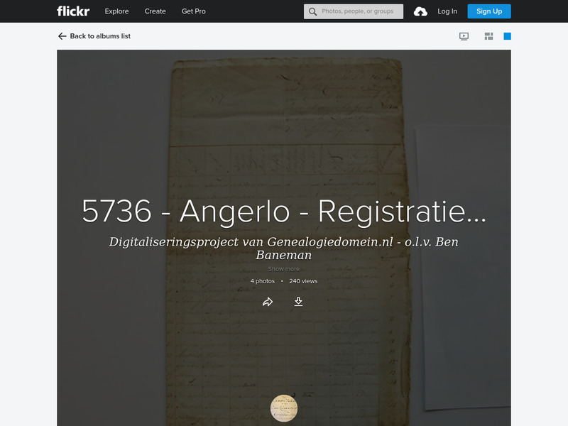 Screenshot van website