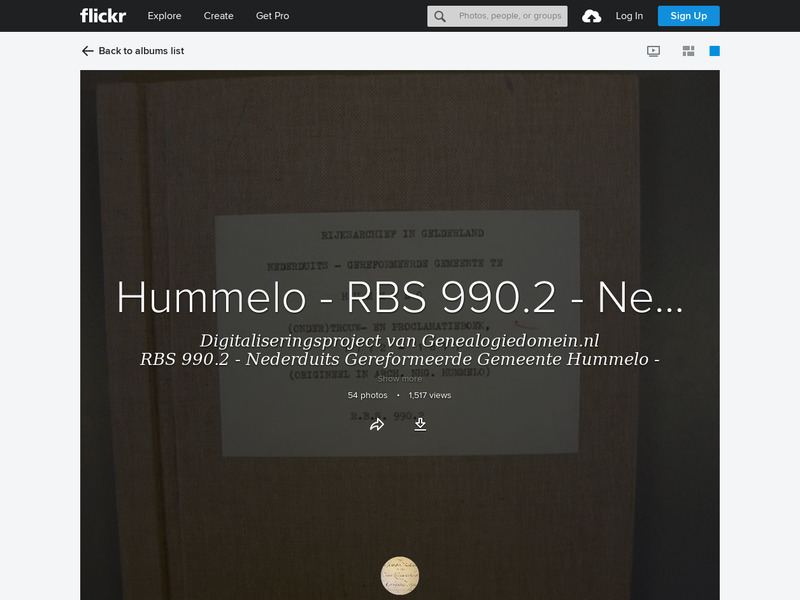 Screenshot van website