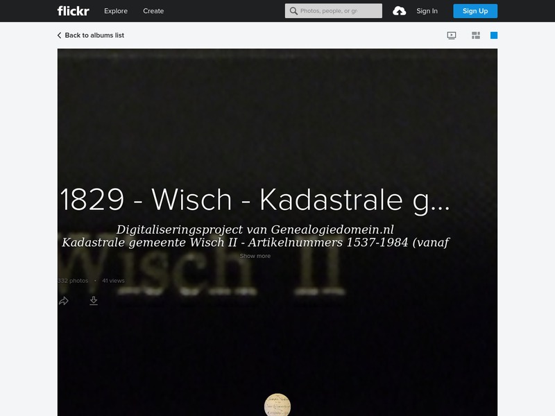 Screenshot van website