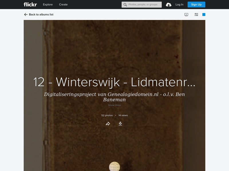 Screenshot van website