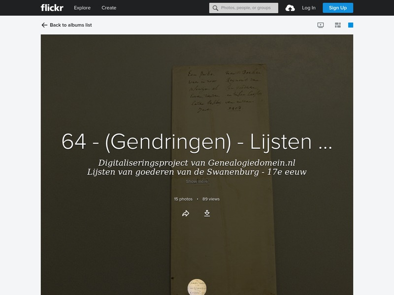 Screenshot van website