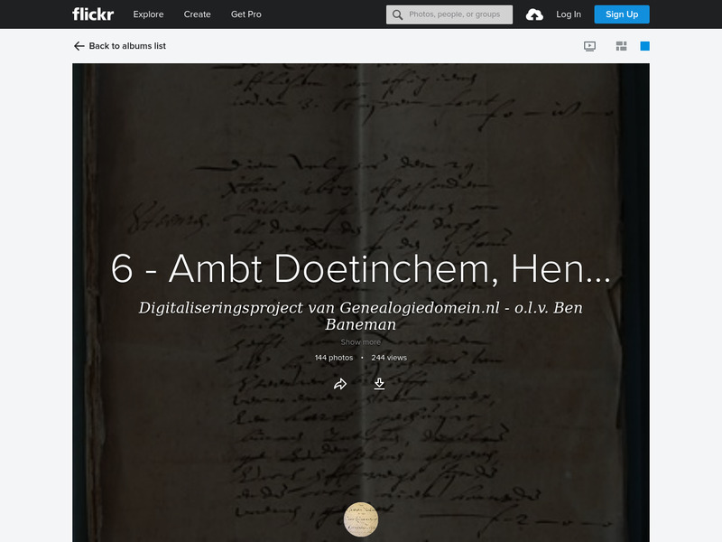 Screenshot van website