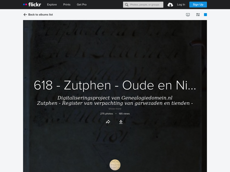 Screenshot van website