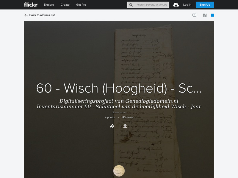 Screenshot van website