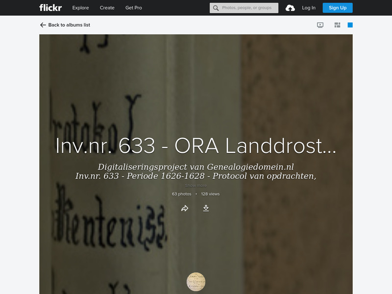 Screenshot van website