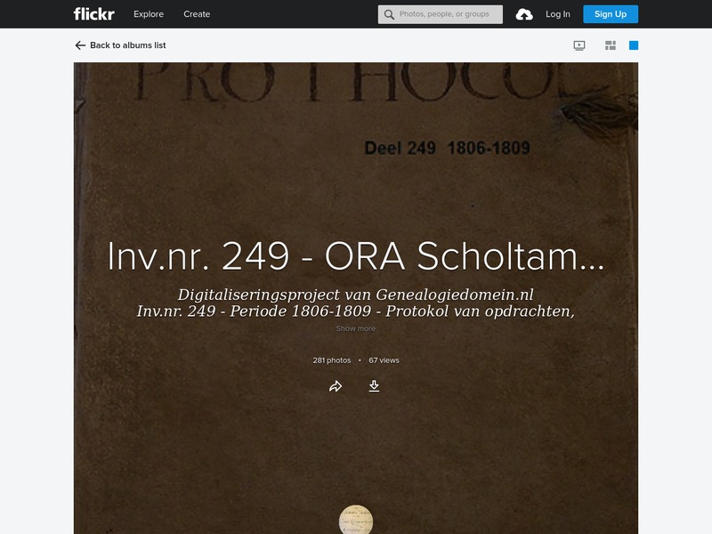 Screenshot van website