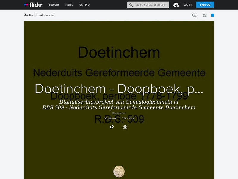 Screenshot van website