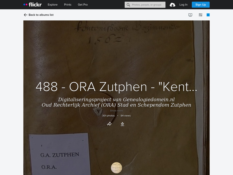 Screenshot van website