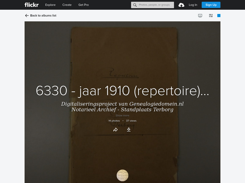Screenshot van website