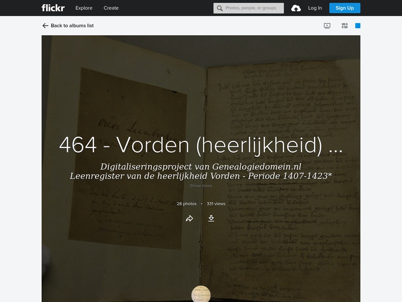 Screenshot van website