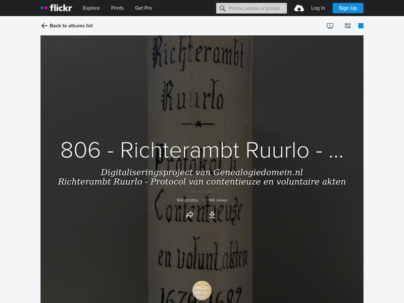 Screenshot van website