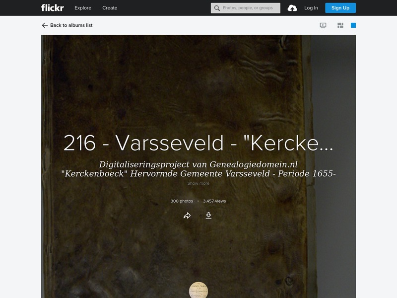 Screenshot van website