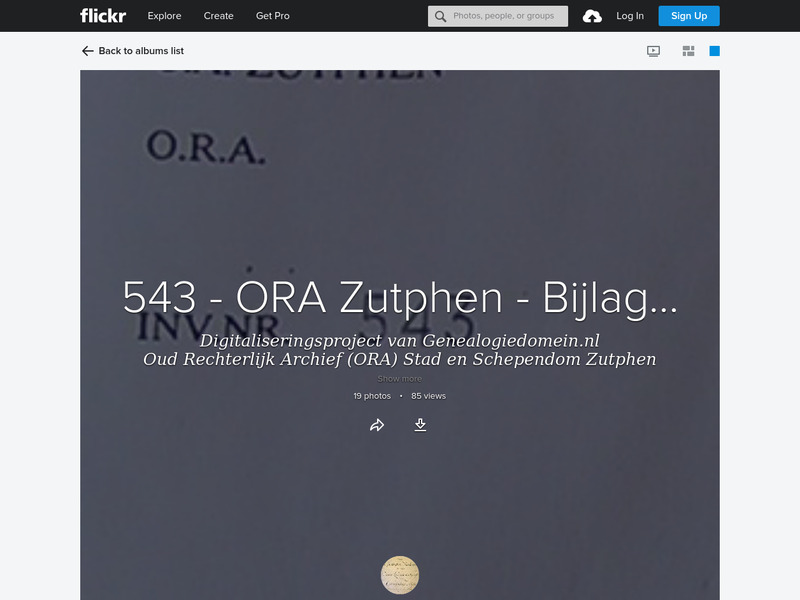 Screenshot van website